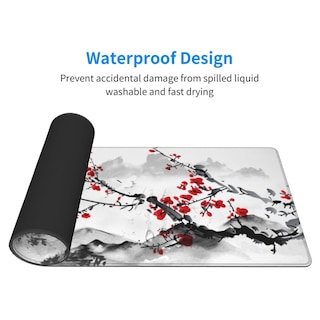 Foto 5 | Alfombrilla de Ratón Omosri Acuarela Flor de Cerezo 80 x 30 cm - Venta Internacional