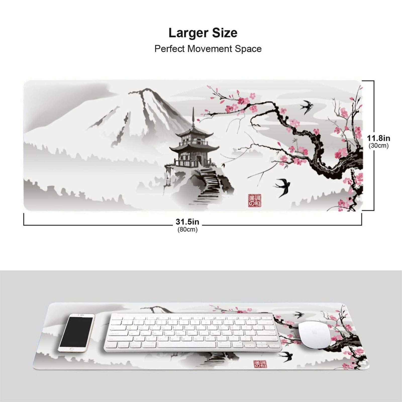 Foto 3 pulgar | Alfombrilla de Ratón Yishow Japanese Cherry Blossom - Venta Internacional