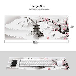 Foto 2 | Alfombrilla de Ratón Yishow Japanese Cherry Blossom - Venta Internacional