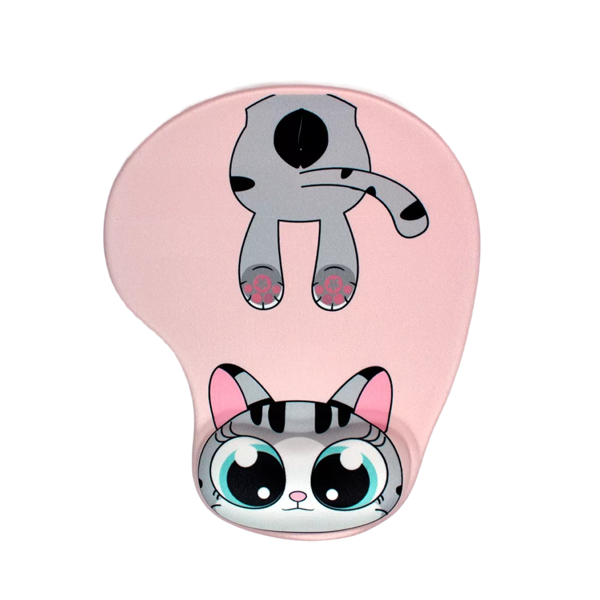 Tapete Para Raton De Gel Ergonomico Caricaturas Gatos Kawaii Color Gatita
