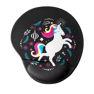 Foto 1 | Mouse Pad Ergonomico Negro Pintura Unicornio Negro