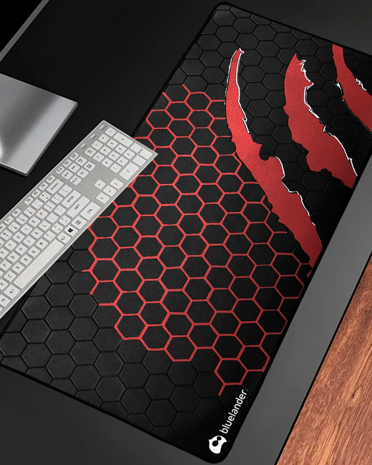 Foto 4 | Mouse Pad Gamer Profesional Impermeable Antideslizante Rojo Bluelander