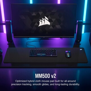 Foto 2 | Alfombrilla De Ratón Corsair Mm500 V2 Hybrid Cloth Gaming Extended - Venta Internacional.