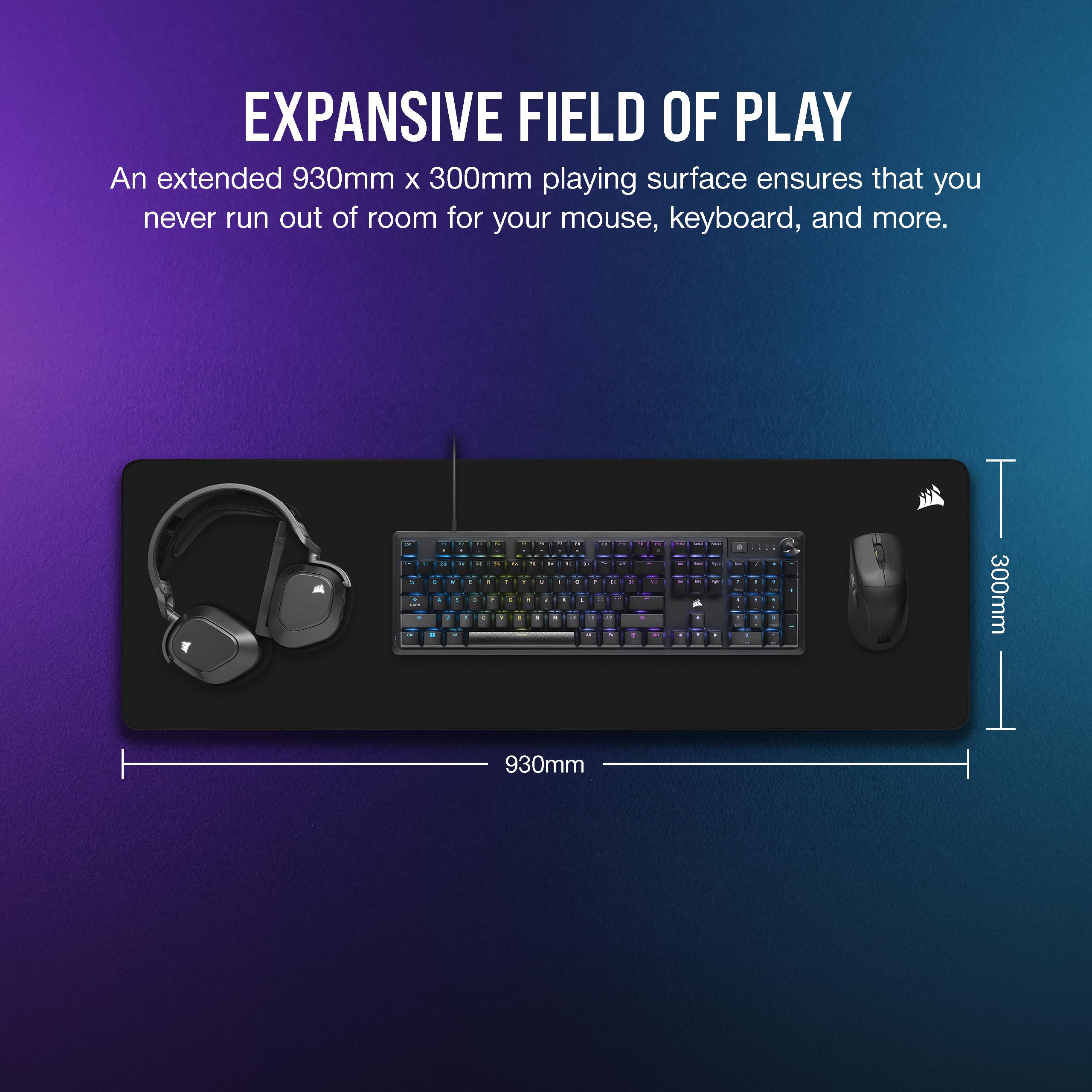 Foto 7 pulgar | Alfombrilla De Ratón Corsair Mm500 V2 Hybrid Cloth Gaming Extended - Venta Internacional.
