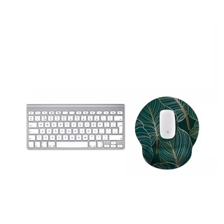 Foto 2 | Tapete Ergonomico Para Raton De Gel Silicon Antideslizante Verde Hojas