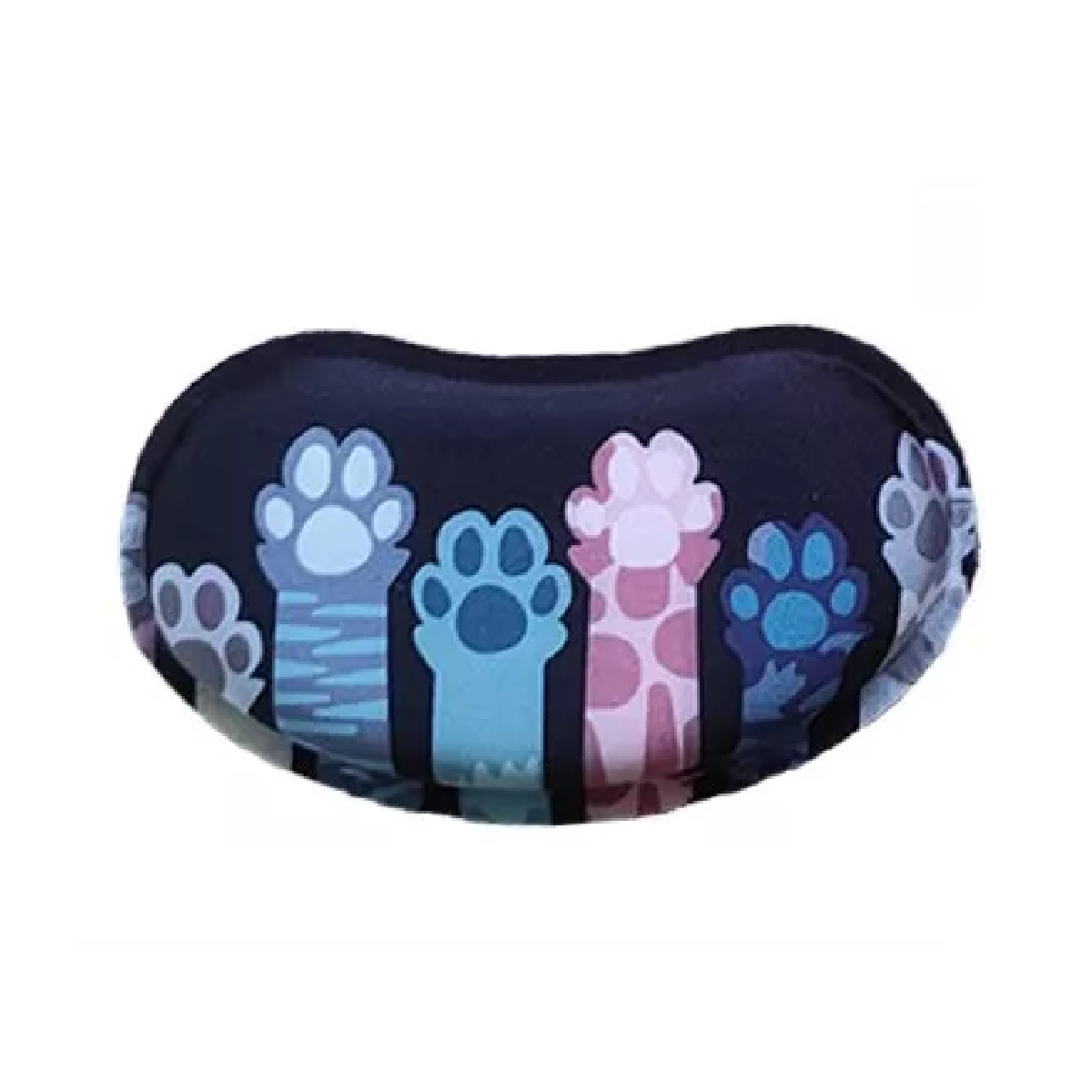 Foto 5 pulgar | Mouse Pad Teclado Ratón Reposamuñecas Juego De 3 Pcs Gato Negro