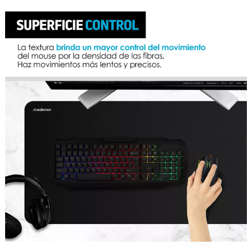 Foto 5 pulgar | Mouse Pad Gamer Profesional Extragrande Para Teclado Y Mouse (80 Cm X 40 Cm), Base Ergonómica Para Escritorio