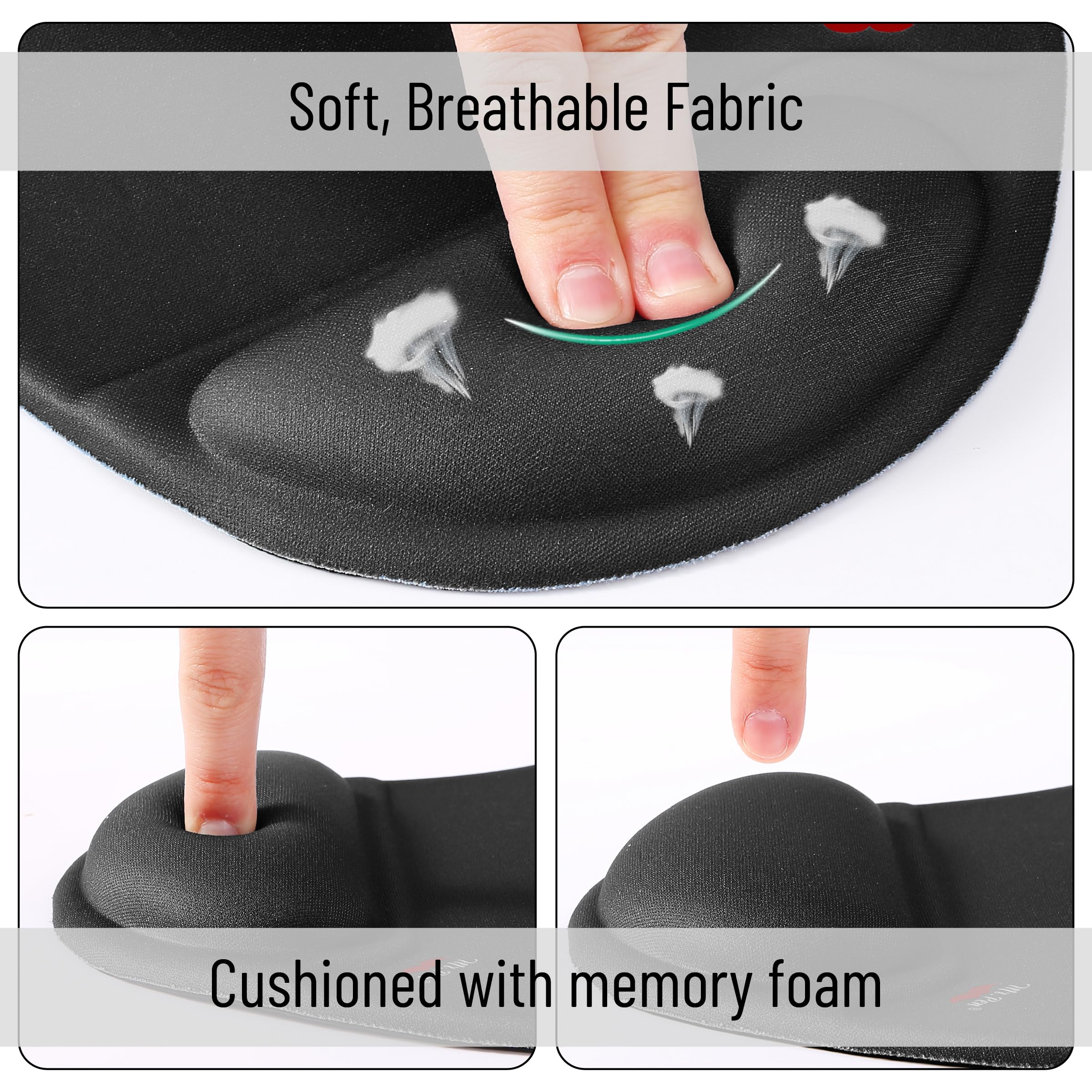 Foto 5 pulgar | Alfombrilla De Ratón Mr. Pen Con Soporte De Muñeca, Gel Ergonómico - Venta Internacional.