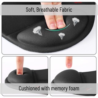 Foto 4 | Alfombrilla De Ratón Mr. Pen Con Soporte De Muñeca, Gel Ergonómico - Venta Internacional.