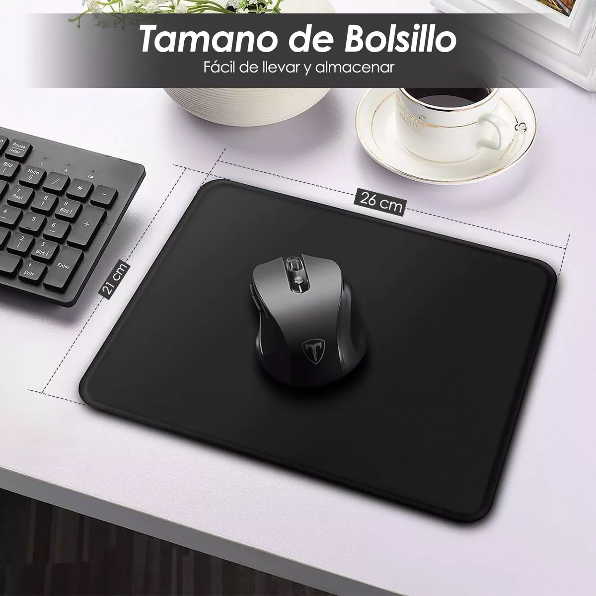 Foto 3 pulgar | 3 Piezas Mouse Pads Con Bordes Reforzados 25x21cm Eo Safe Imports Esi-16529 Multicolor