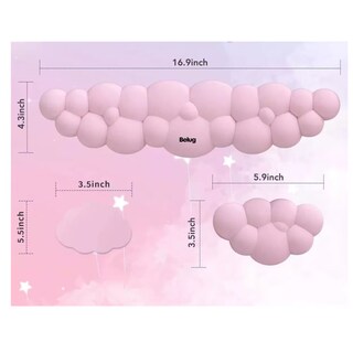 Foto 4 | Teclado Almohadilla Para Reposamuñecas Y Mouse Soporte Rosa