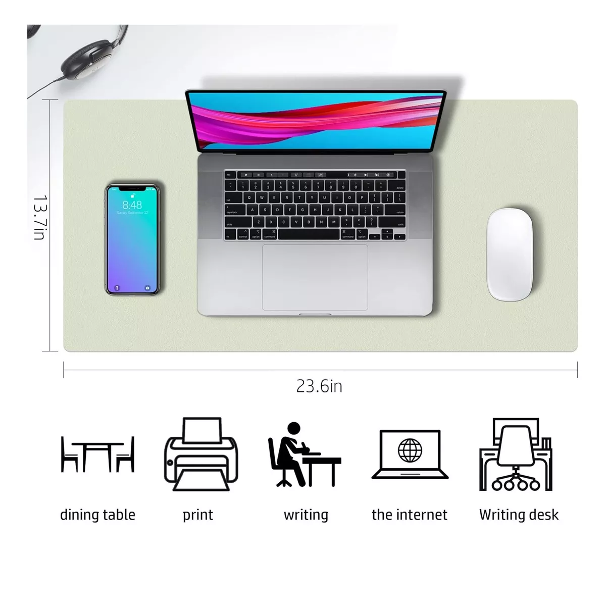 Foto 3 pulgar | Mouse Pad Gamer Tapete Alfombrilla Raton Doble Cara Eo Safe Imports Esi-18313 Multicolor