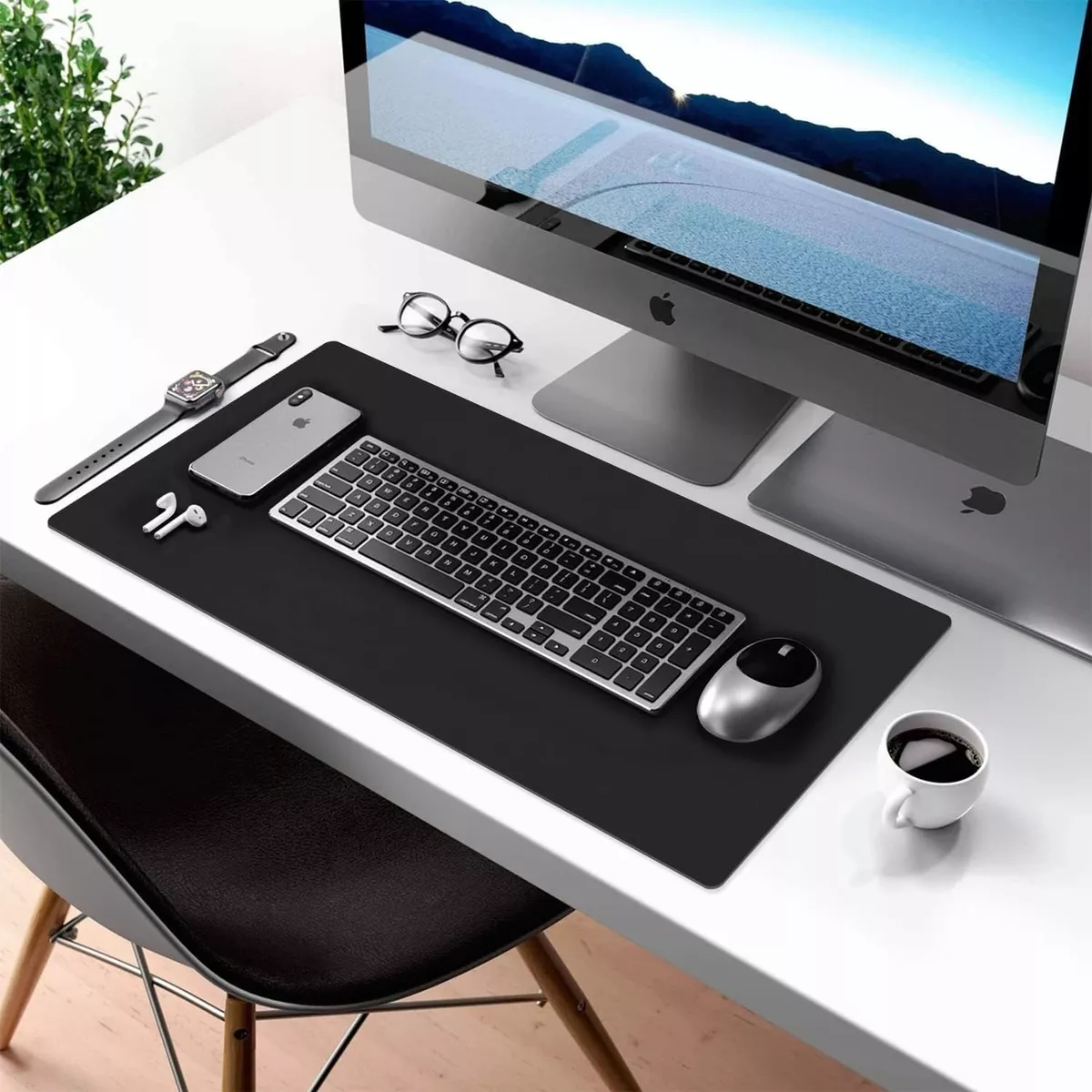 Foto 4 pulgar | Mouse Pad Gamer Tapete Alfombrilla Escritorio Raton 80x40cm Eo Safe Imports Esi-18310 Gris