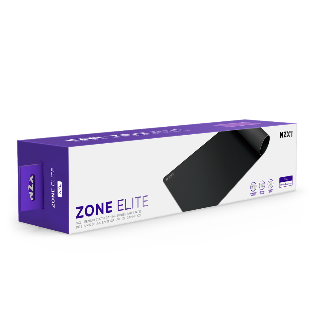 Foto 4 | Mousepad Nzxt Zone Elite Xxl Negro Tela 95x95x410mm Mm-2xlpr-bk