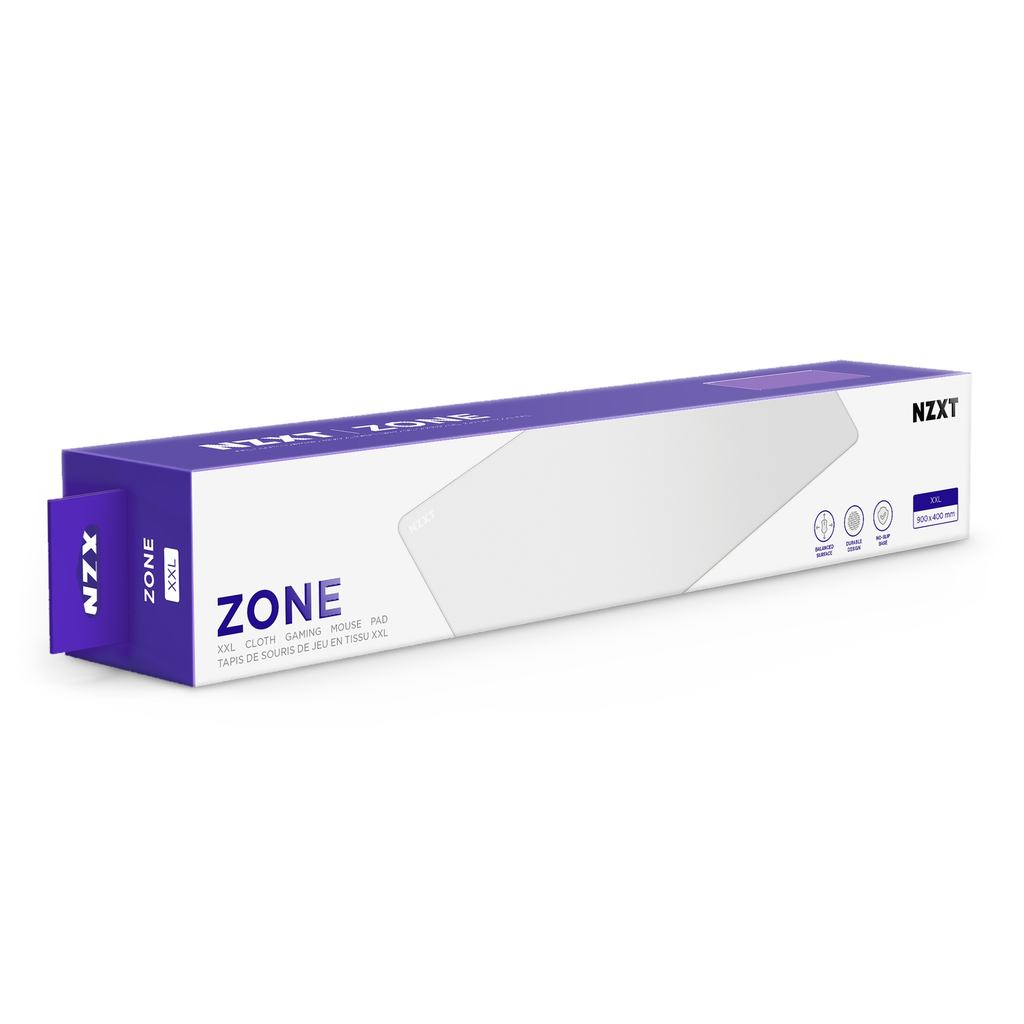 Foto 5 pulgar | Mousepad Nzxt Zone Xxl Blanco Tela 95x95x410mm Mm-2xlsp-wh