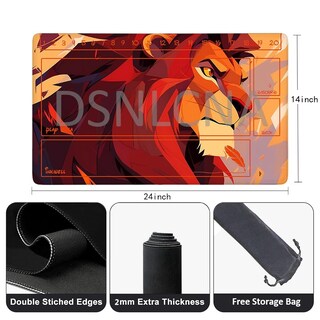 Foto 3 | Alfombrilla Para Juegos Lorcana Playmats Compatible Con Tcg Con Bolsa De Almacenamiento - Venta Internacional.