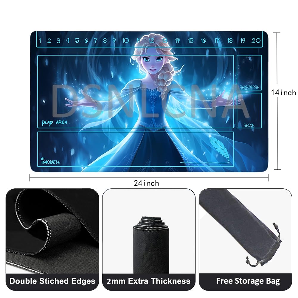 Foto 4 pulgar | Alfombrilla Para Juegos Lorcana Playmats Compatible Con Tcg Con Bolsa De Almacenamiento - Venta Internacional.