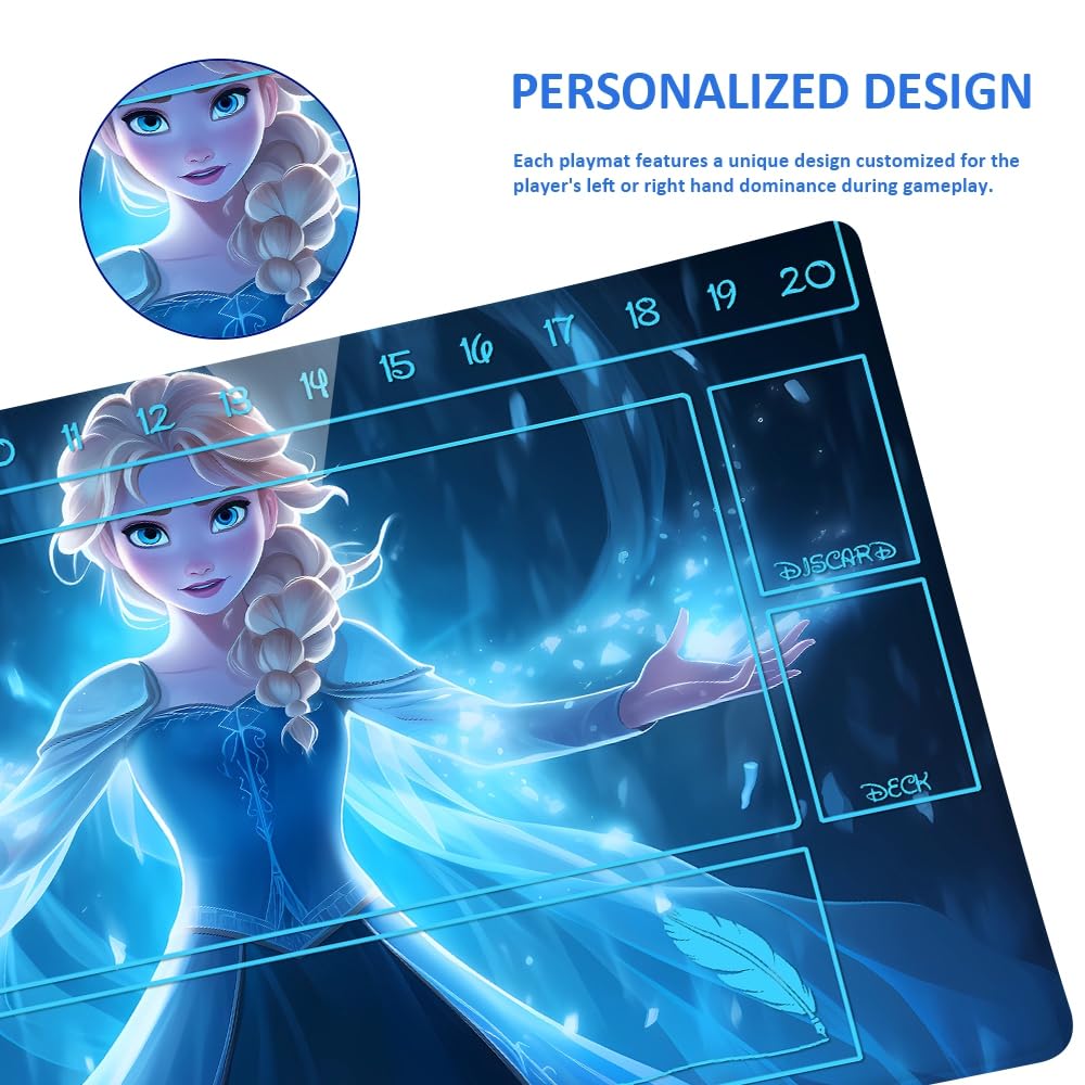 Foto 5 pulgar | Alfombrilla Para Juegos Lorcana Playmats Compatible Con Tcg Con Bolsa De Almacenamiento - Venta Internacional.
