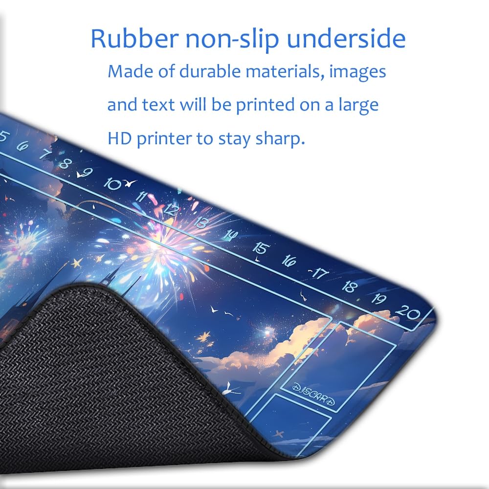 Foto 6 pulgar | Alfombrilla Playmat Lorcana Para Videojuegos, 60 X 35 Cm, Con Goma Antideslizante Y Bolsa - Venta Internacional.