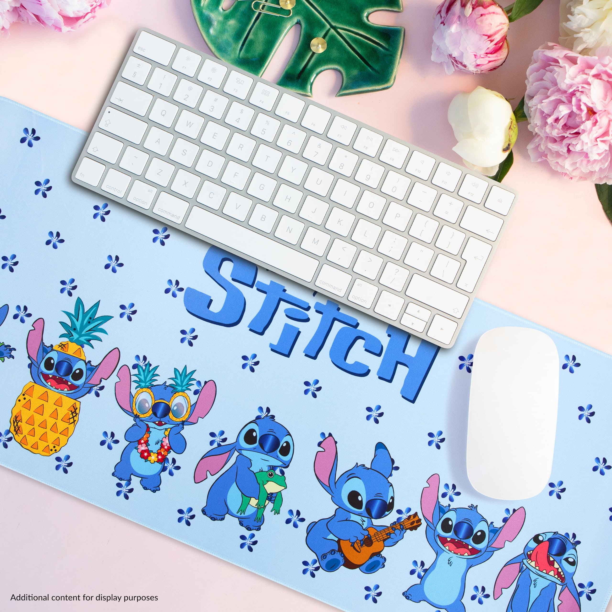 Foto 3 pulgar | Alfombrilla De Escritorio Disney Stitch, Tamaño Grande, 80 X 36 Cm, Color Azul - Venta Internacional.