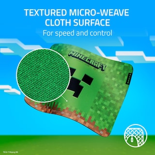 Foto 4 | Alfombrilla De Ratón Para Juegos Razer Gigantus V2 Cloth Medium Minecraft - Venta Internacional.