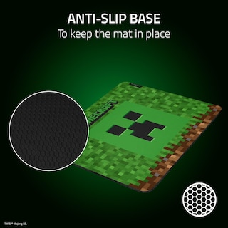 Foto 6 | Alfombrilla De Ratón Para Juegos Razer Gigantus V2 Cloth Medium Minecraft - Venta Internacional.