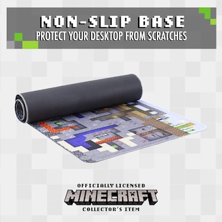 Foto 4 | Alfombrilla De Ratón Para Juegos Paladone Minecraft Mining World Large - Venta Internacional.