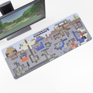 Foto 5 | Alfombrilla De Ratón Para Juegos Paladone Minecraft Mining World Large - Venta Internacional.