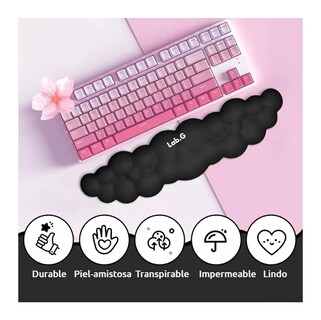 Foto 4 | Mouse Pad Ergonómico Lab.g Set Para Juego De Para Ratón Y Teclado Negro