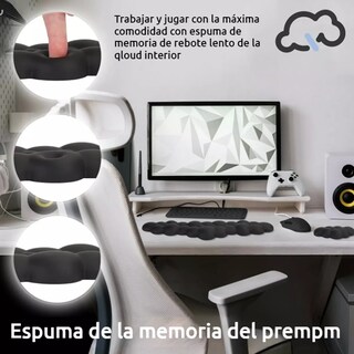 Foto 5 | Mouse Pad Ergonómico Lab.g Set Para Juego De Para Ratón Y Teclado Negro
