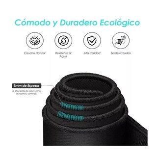 Foto 4 | 3 Piezas Mouse Pads Antideslizantes Lab.g 26x21cm Con Color Azul/morado/negro