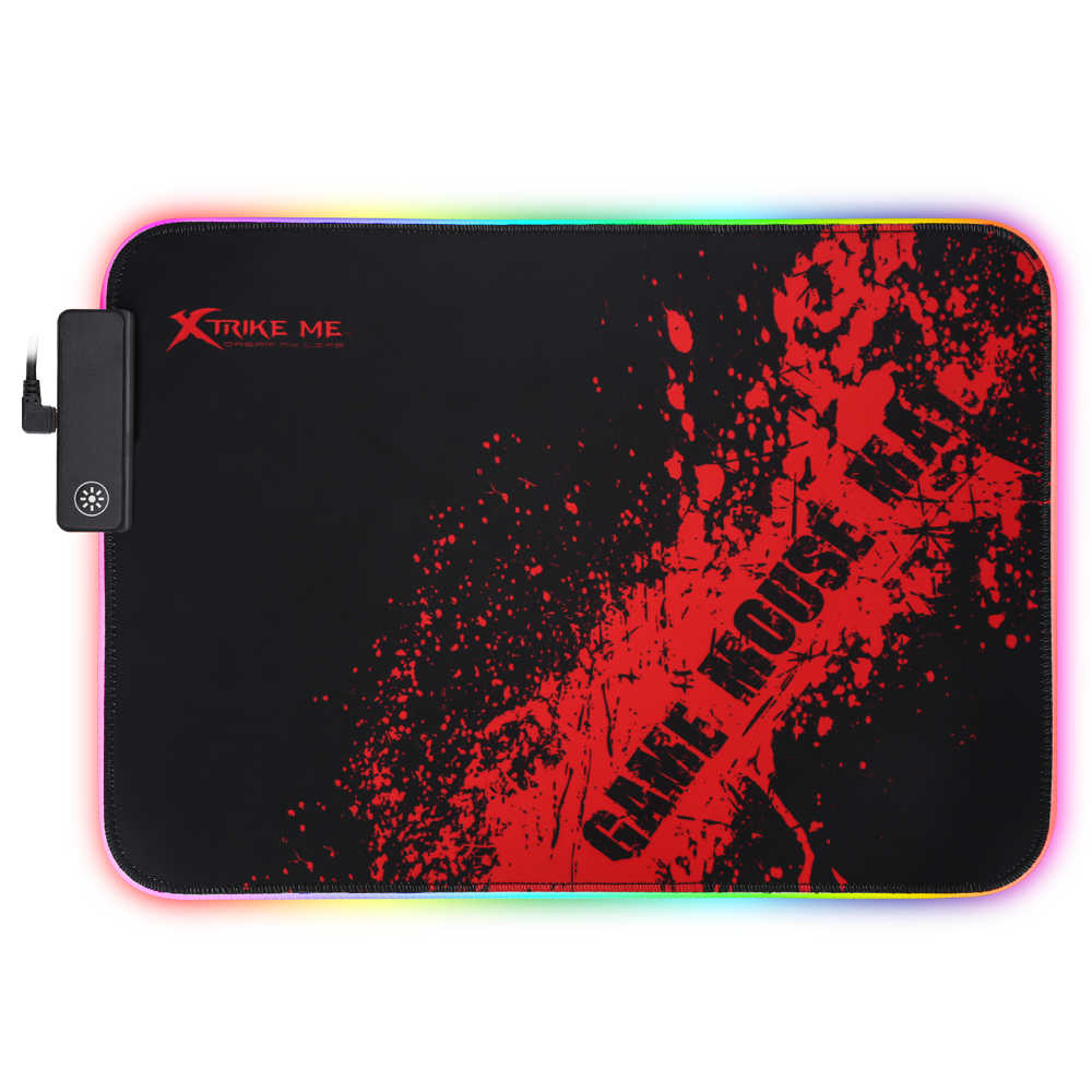 Foto 2 pulgar | Mousepad Xtrike Me Con Luz Led Alámbrico