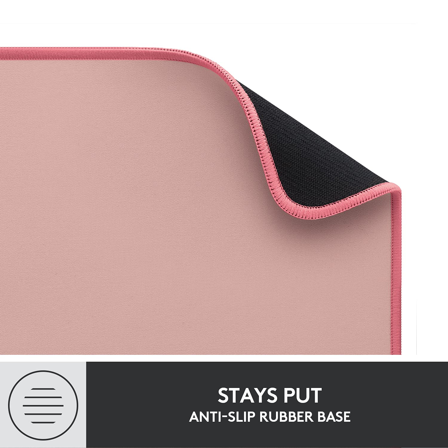 Foto 7 | Alfombrilla De Escritorio Logitech Studio Series Multifuncional Color Rosa Oscuro - Venta Internacional.