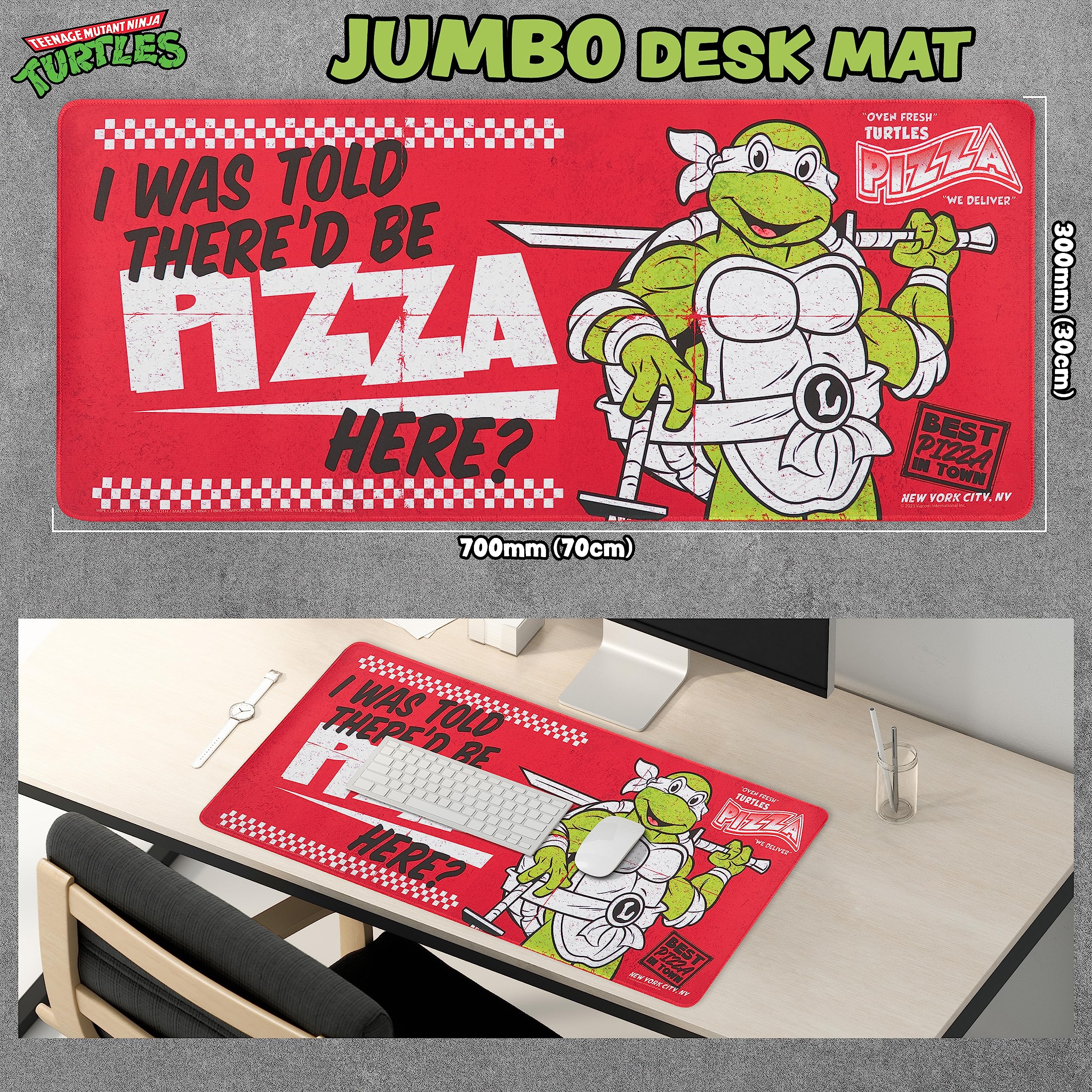 Foto 4 pulgar | Alfombrilla De Ratón Grande Para Teenage Mutant Ninja Turtles - Venta Internacional.