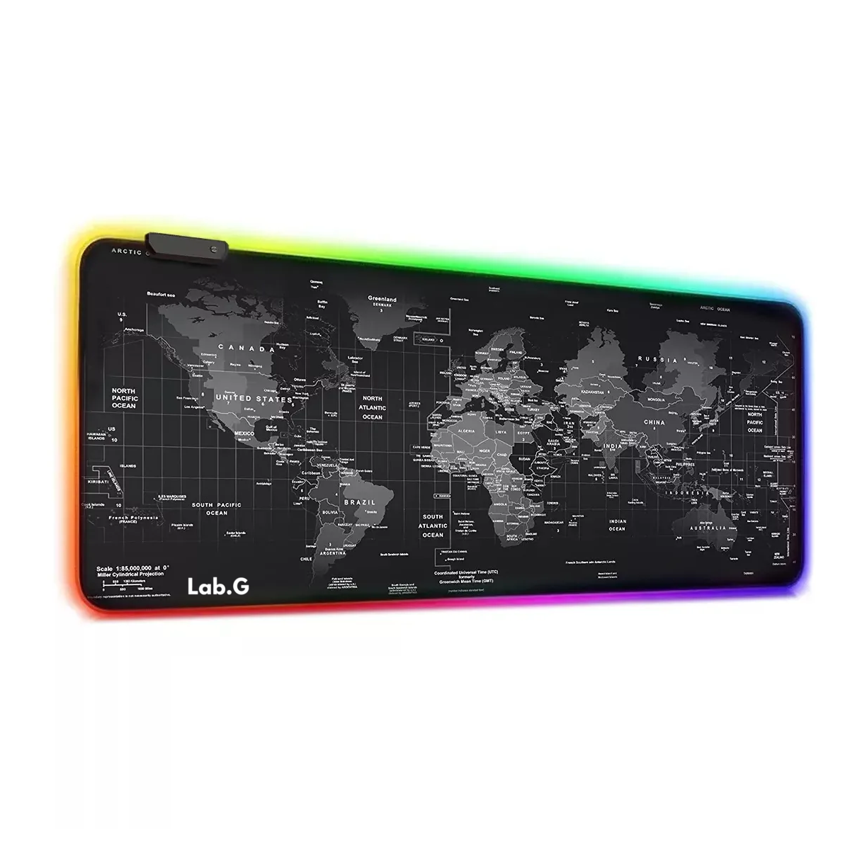 Alfombrilla De Ratón Gamer Rgb Luz Led Lonk Alfombrilla 80x30 Lab.g Negro