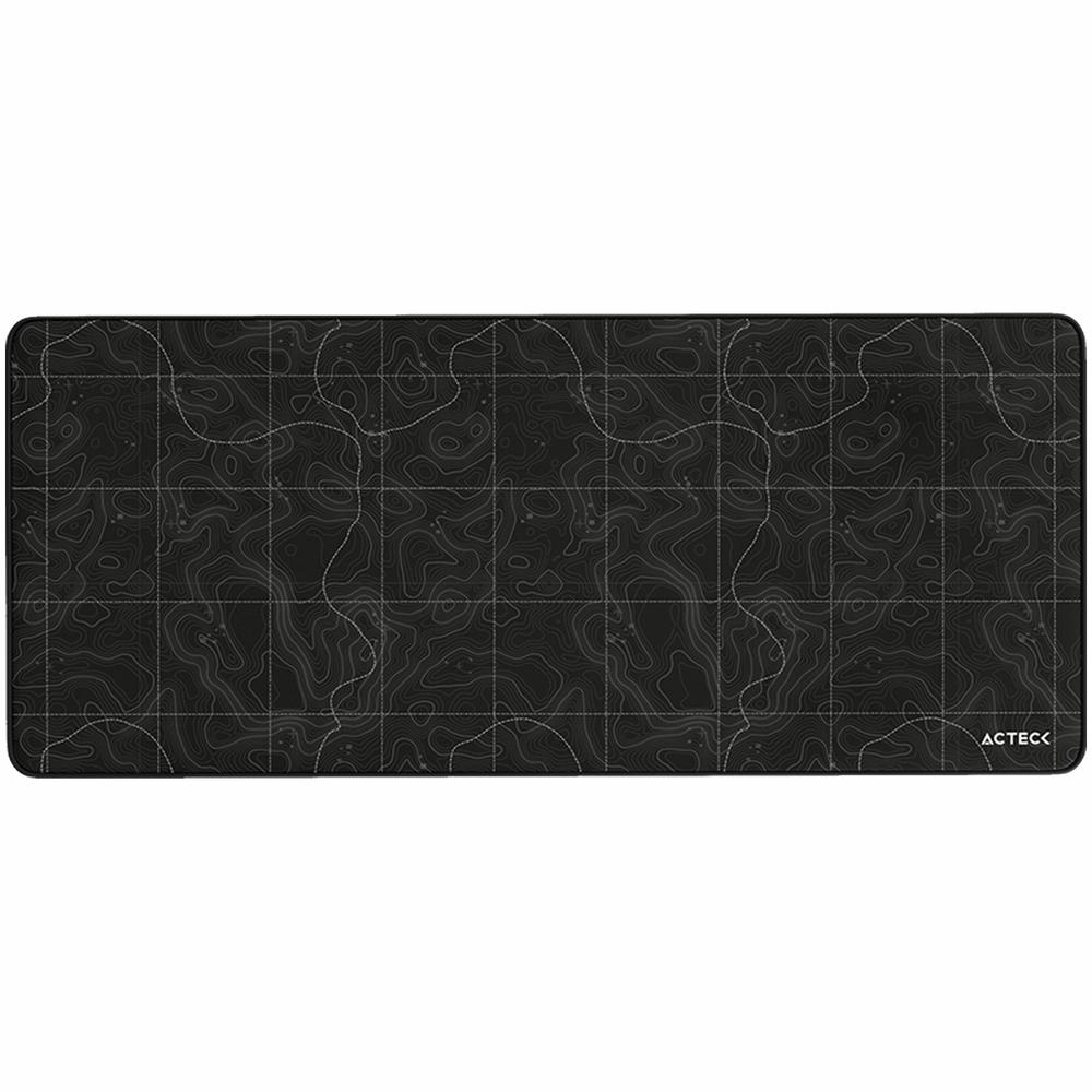 Mouse Pad Acteck Vibe Flow Terrain Mt494t Diseño Curvas Negro Ac-941051