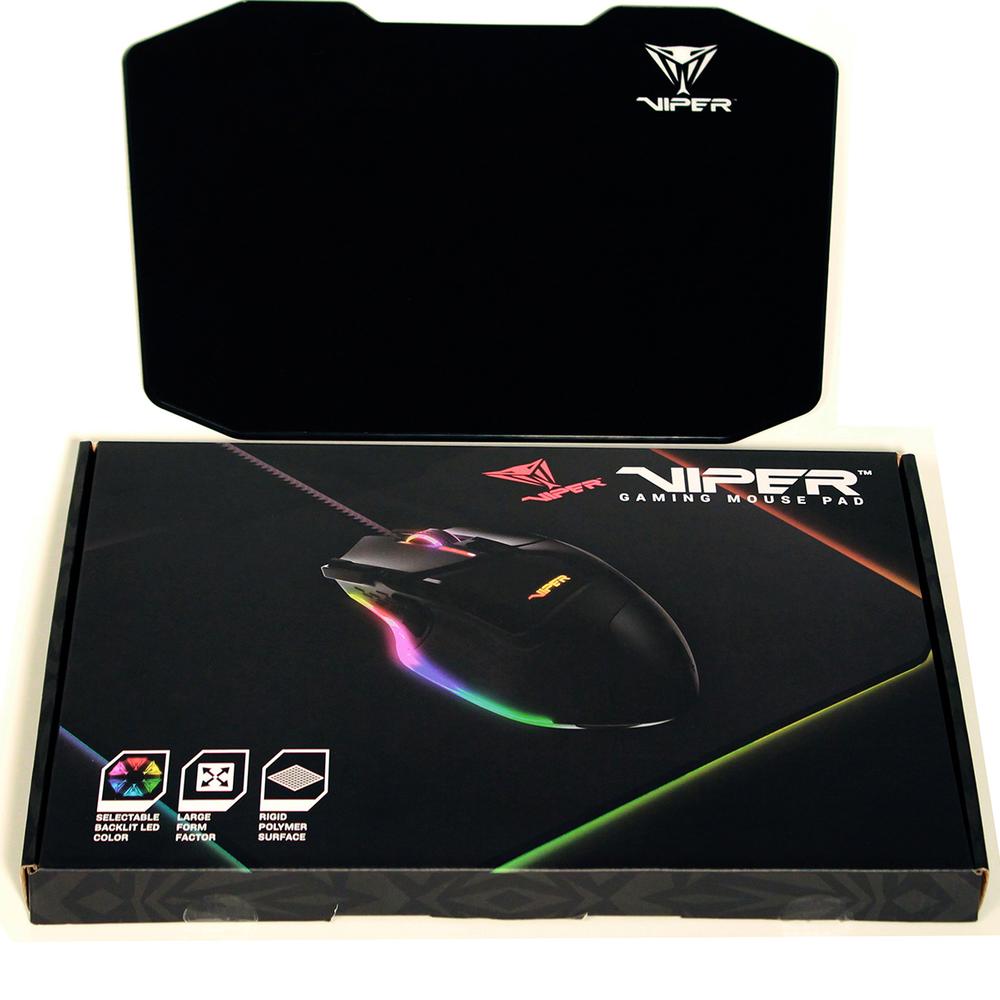 Foto 4 pulgar | Mouse Pad Patriot Viper Rgb Diseño Liso 24x35 Negro Pv160uxk