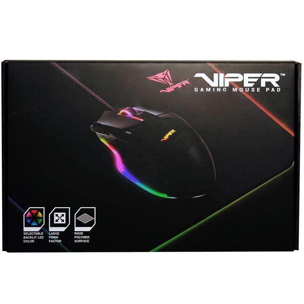 Foto 7 pulgar | Mouse Pad Patriot Viper Rgb Diseño Liso 24x35 Negro Pv160uxk