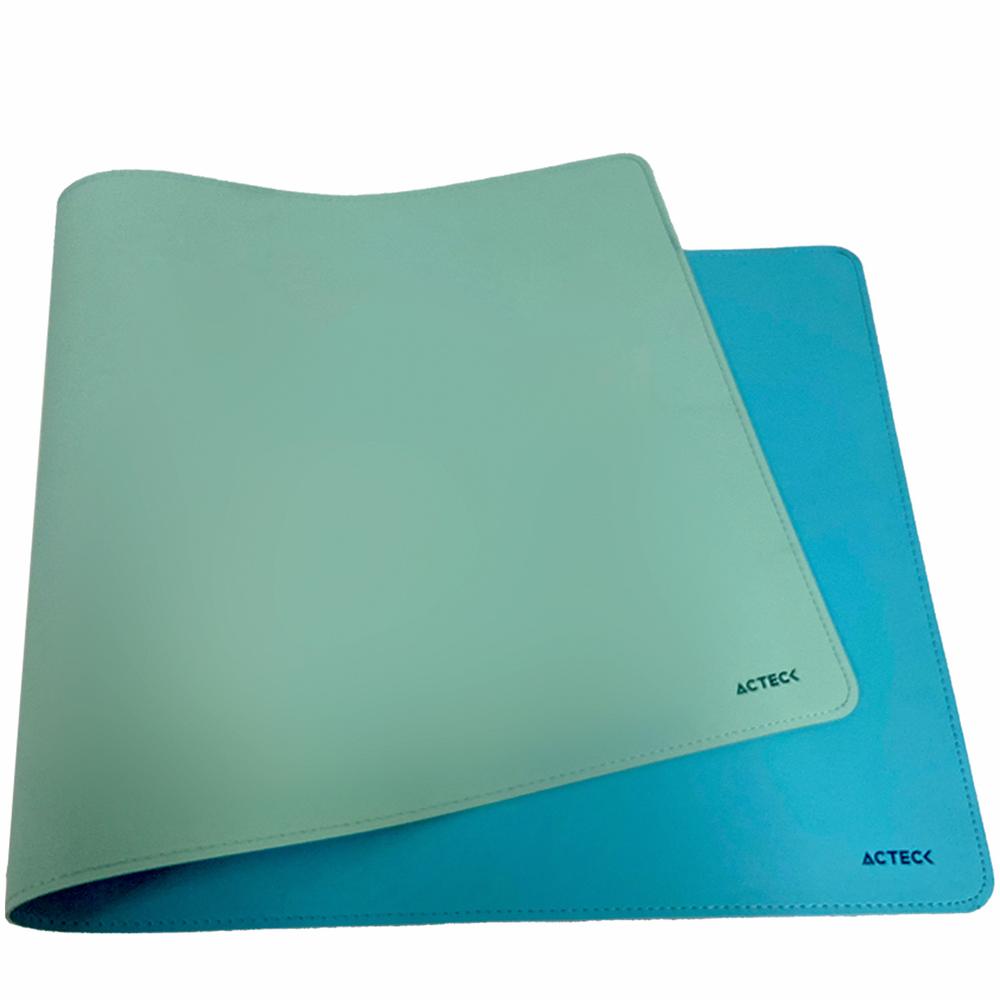 Foto 4 pulgar | Mouse Pad Acteck Vibe Leather Tp676l Doble Vista Diseño Liso Verde/azul Ac-941020