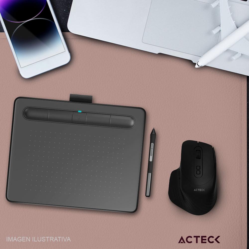 Foto 5 pulgar | Mouse Pad Acteck Vibe Leather Tp676l Doble Vista Diseño Liso Rosa/lila Ac-941013