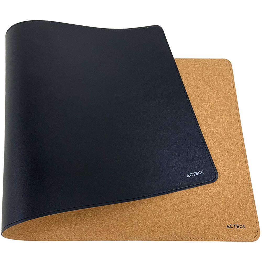 Foto 4 pulgar | Mouse Pad Acteck Vibe Leather Tp676lc Doble Vista Diseño Liso Negro/cafe Ac-940986