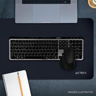 Foto 5 | Mouse Pad Acteck Vibe Leather Tp676lc Doble Vista Diseño Liso Negro/cafe Ac-940986
