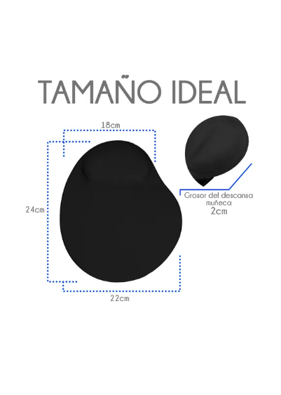 Foto 4 pulgar | Mousepad Tapete Xtellar Ergonomico De Gel Antideslizante