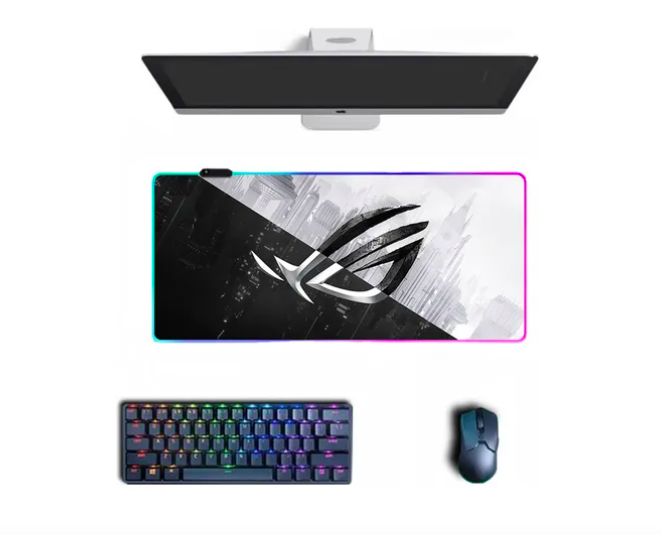 Foto 3 pulgar | Alfombrilla Ratón Xtellar Gamer Rgb Luz Led Mousepad 80x30