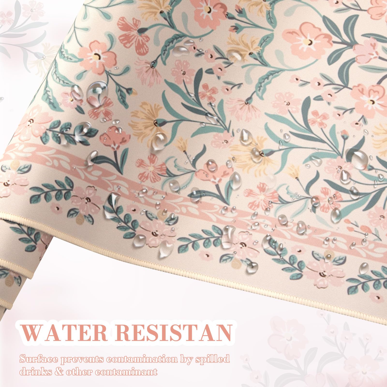 Foto 5 | Alfombrilla De Ratón Grande Para Escritorio Icasso Pink Floral Xxl - Venta Internacional.