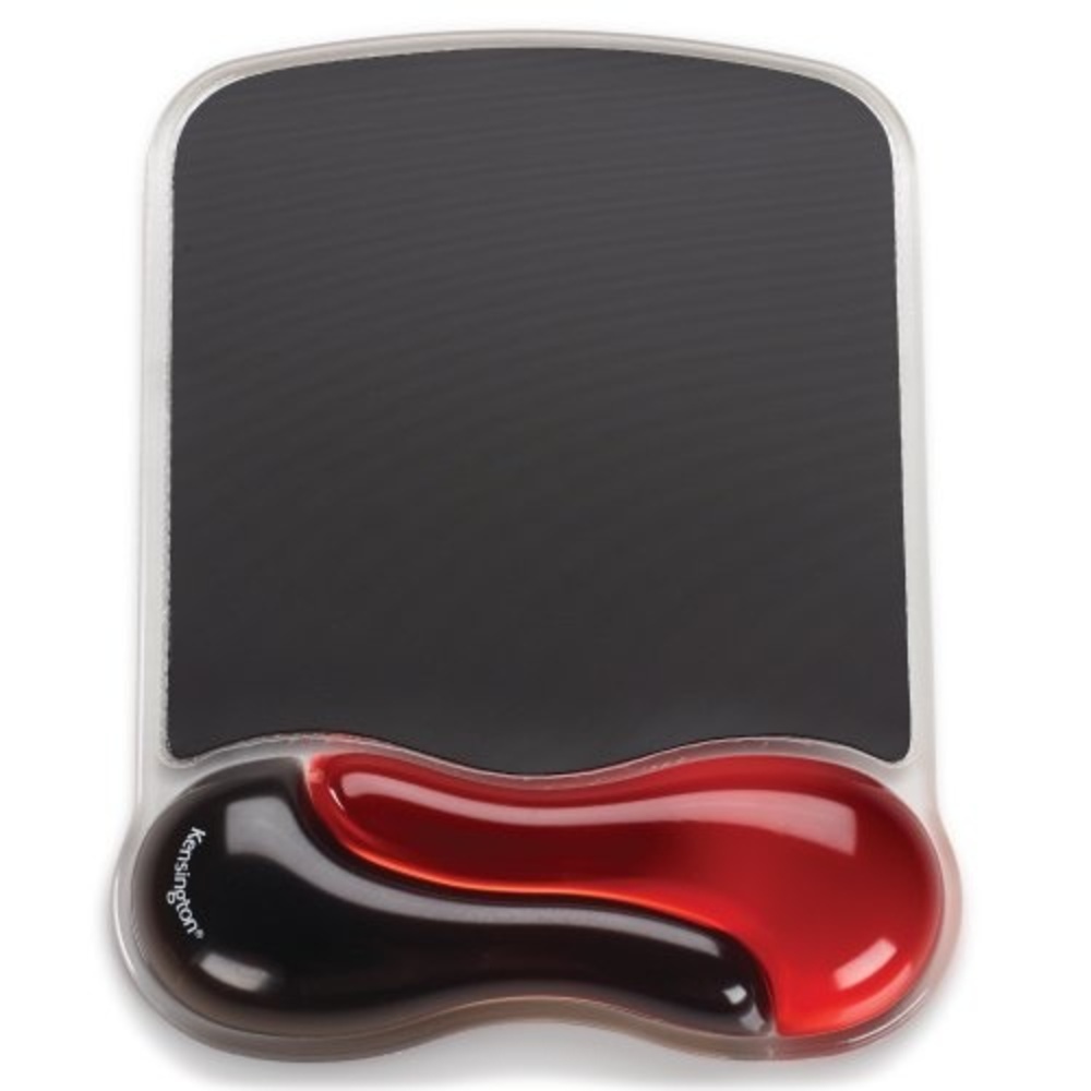 Foto 2 pulgar | Kensington Mousepad Duo Gel Rojo / Negro Kp5116