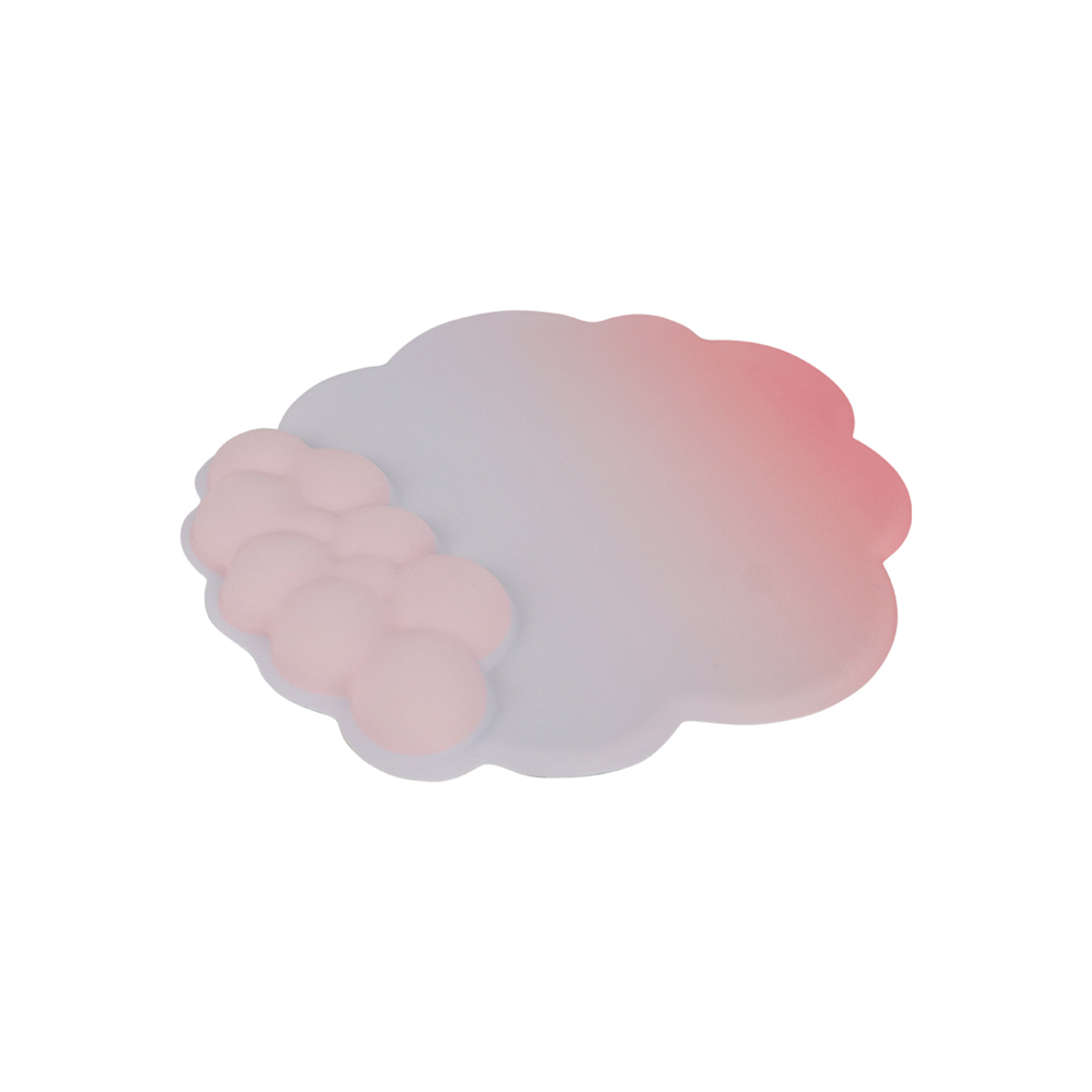 Foto 3 pulgar | Mousepad Viva Stf Con Memory Foam Y Reposamuñeca Nube Color Rosa