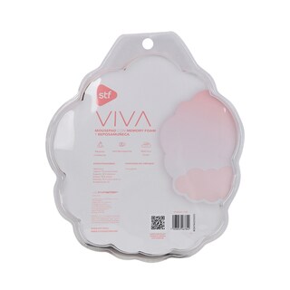 Foto 5 | Mousepad Viva Stf Con Memory Foam Y Reposamuñeca Nube Color Rosa