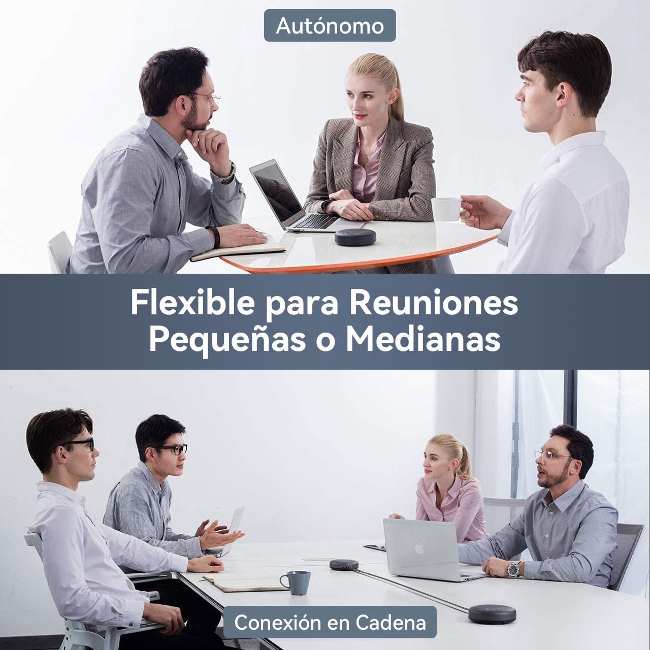 Foto 4 pulgar | Altavoz Bluetooth Emeet Officecore Luna 3 Micrófonos Capta La Voz En 360°