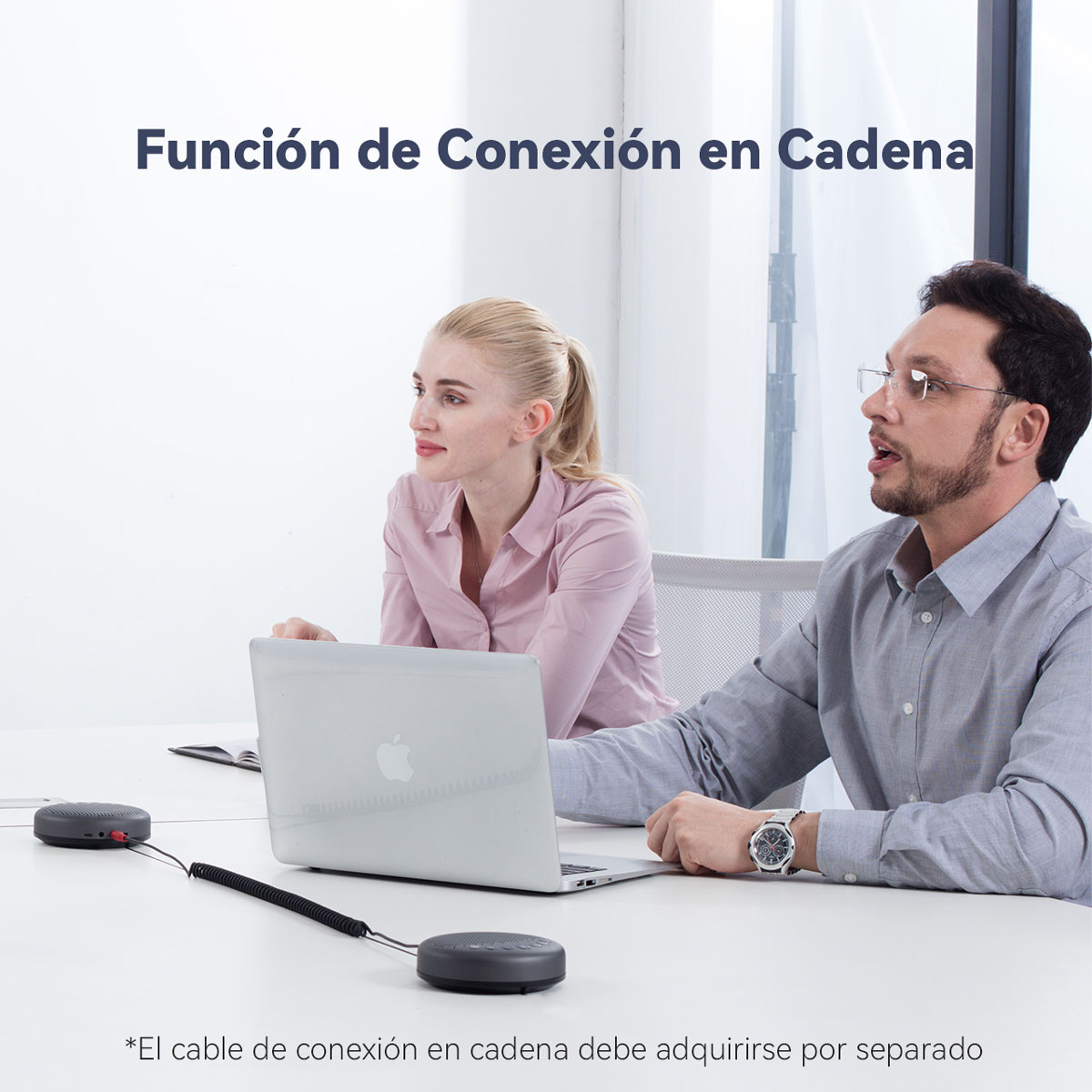 Foto 6 | Altavoz Bluetooth Emeet Officecore Luna 3 Micrófonos Capta La Voz En 360°
